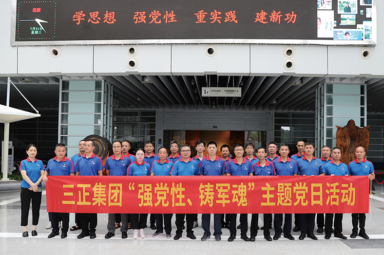 我集團(tuán)組織黨員開(kāi)展“強(qiáng)黨性、鑄軍魂”主題黨日活動(dòng)